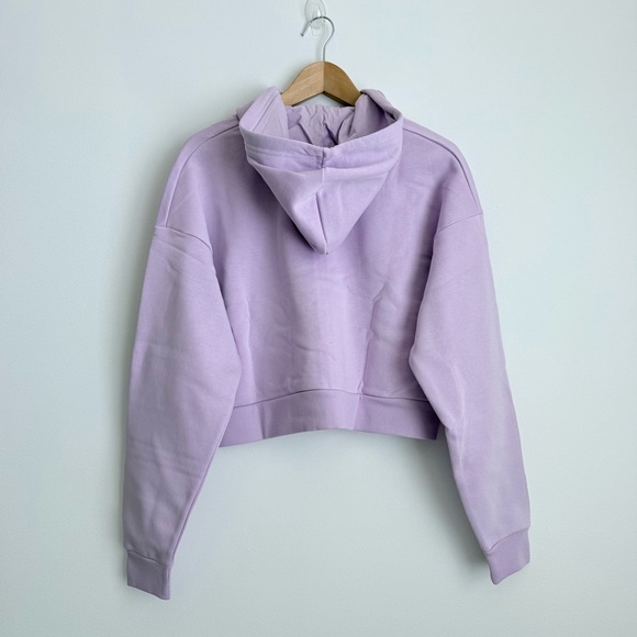 Under Armour Women's Pink Rival Fleece Cropped Full Zip Hoodie, Size L, XL - Picture 2 of 10